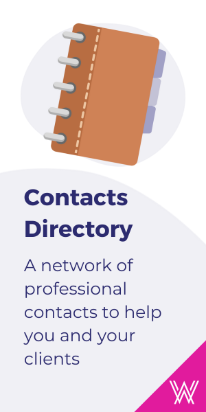 Contacts Directory - A network of professional contacts to help you and your clients